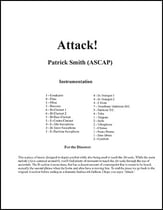 Attack! Concert Band sheet music cover